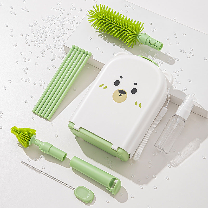 Portable Silicone Cleaning Brush