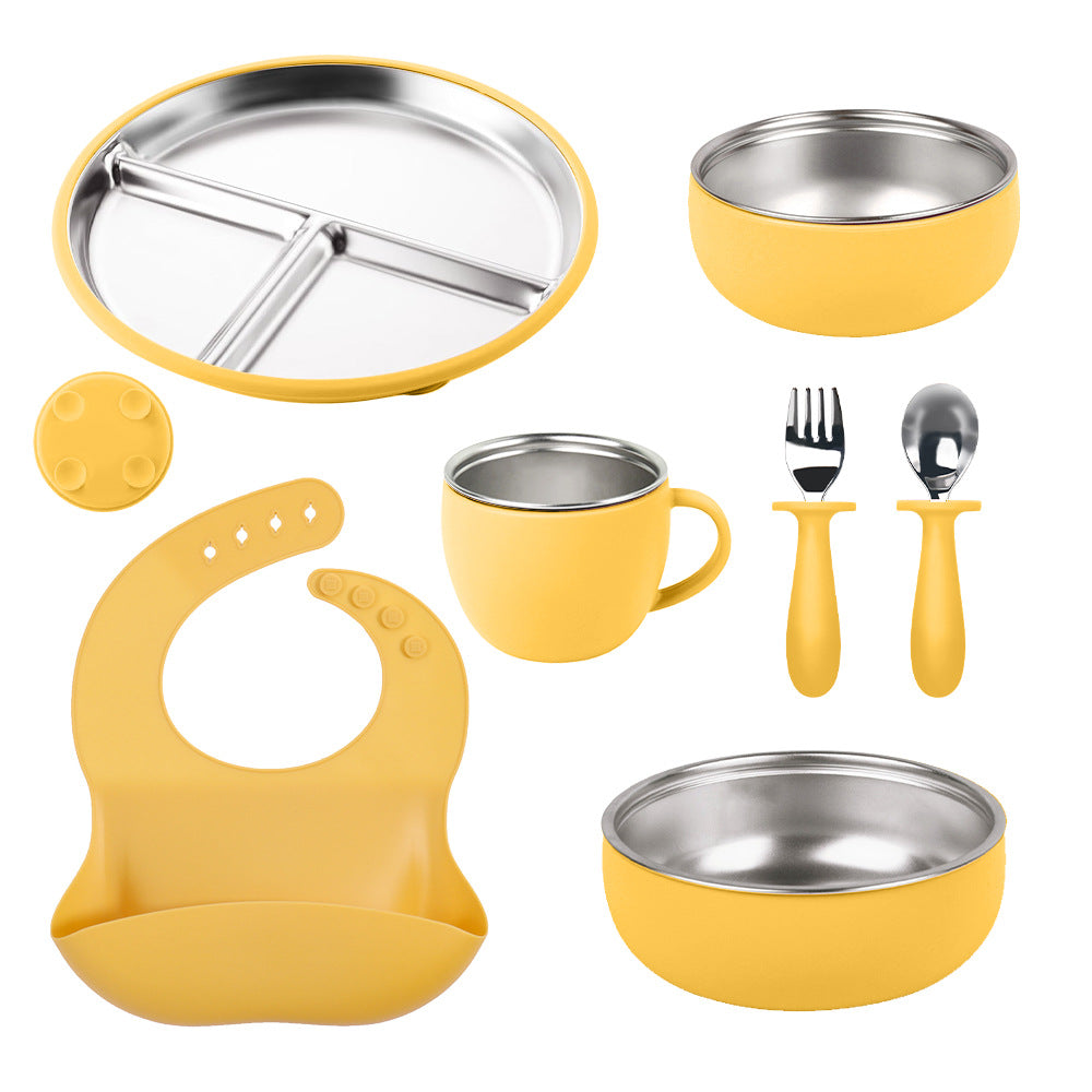BPA Free Stainless Steel Baby Plate