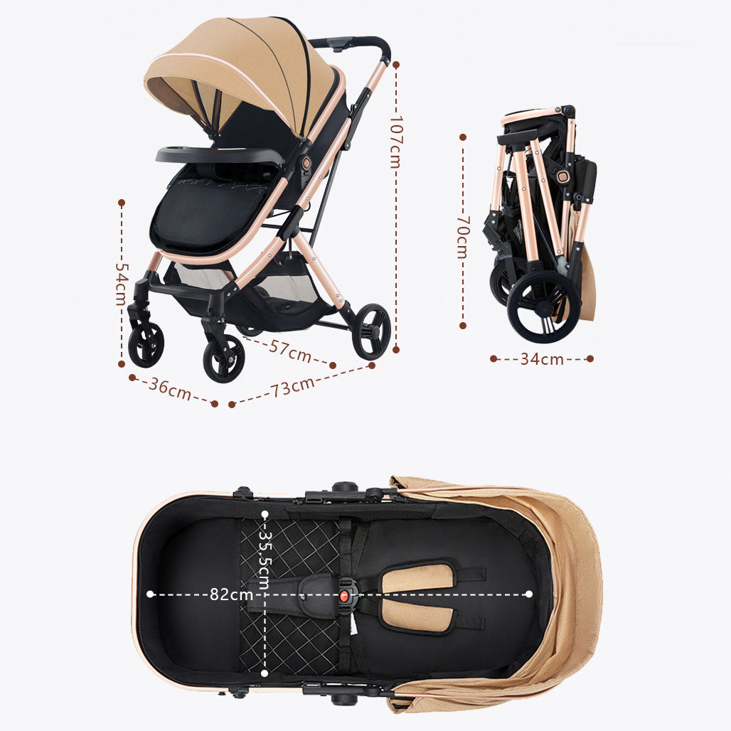 Triplets Baby Stroller