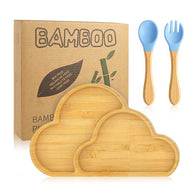 Silicone Bamboo Baby Bowl Tableware